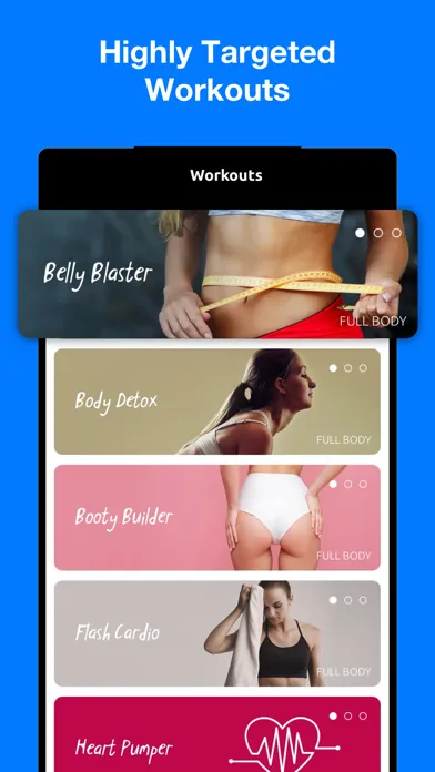 ภาพหน้าจอของ BodyCrush : Workouts for Women