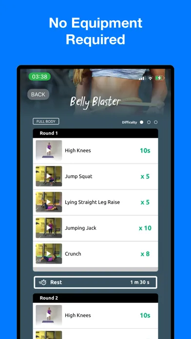 ภาพหน้าจอของ BodyCrush : Workouts for Women