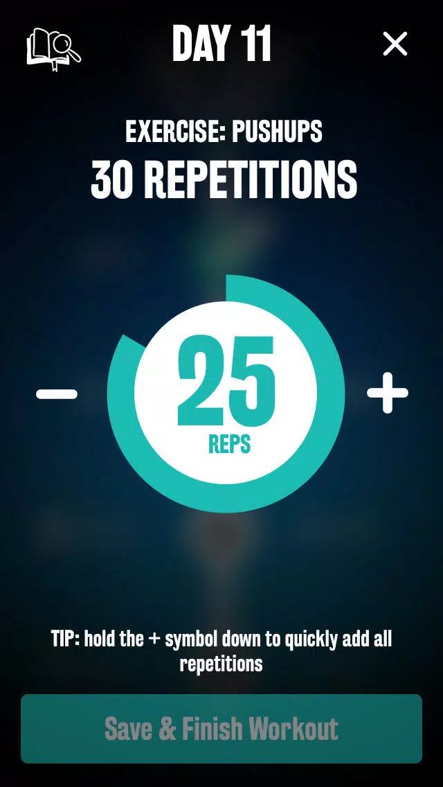 Men's Pushup 30 Day Challenge Screenshots