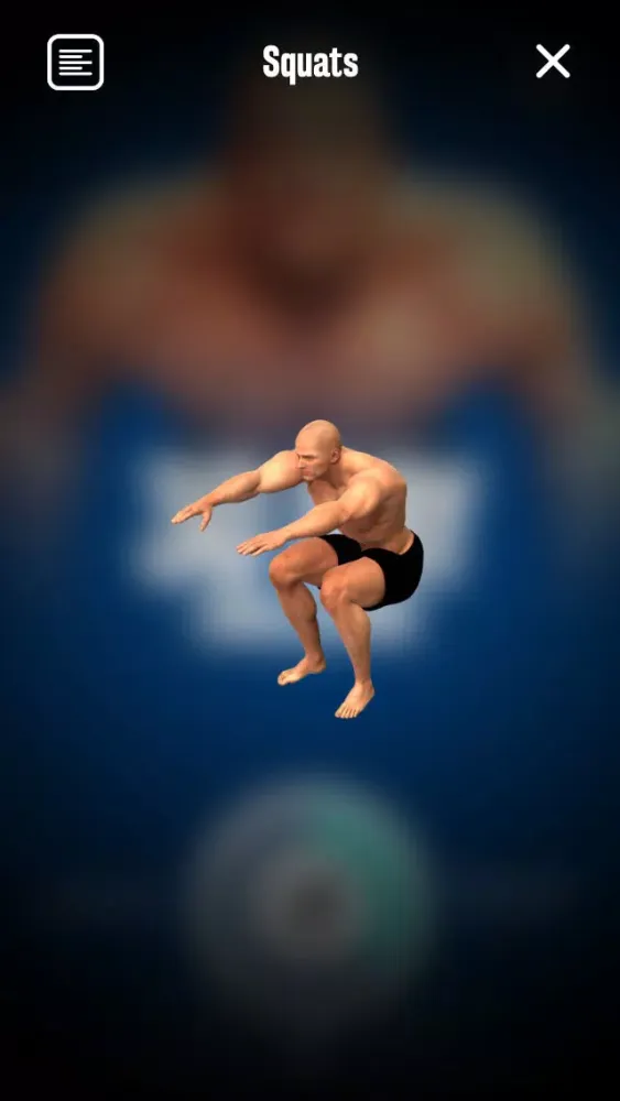 Captures d'écran de Men's Squat 30 Day Challenge FREE