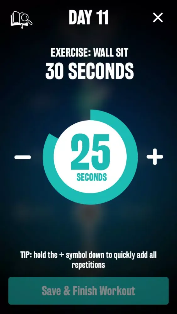 Скриншоты Men's Wall Sit 30 Day Challenge FREE