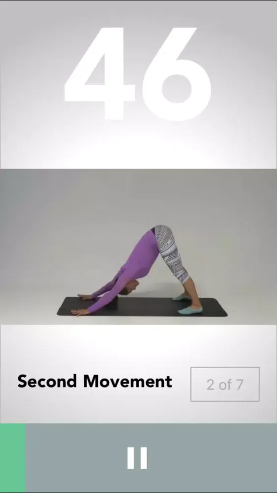 Tangkapan layar 7 Minute Yoga Workout