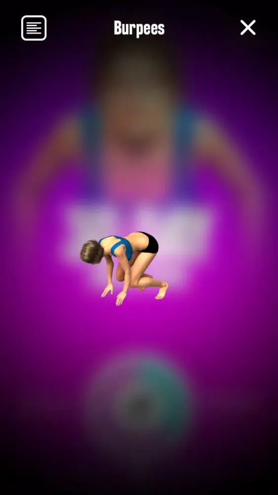Tangkapan skrin Women's Burpee 30 Day Challenge FREE