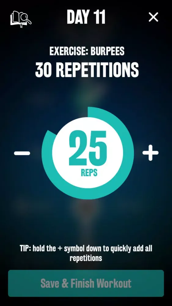 Tangkapan skrin Women's Burpee 30 Day Challenge FREE
