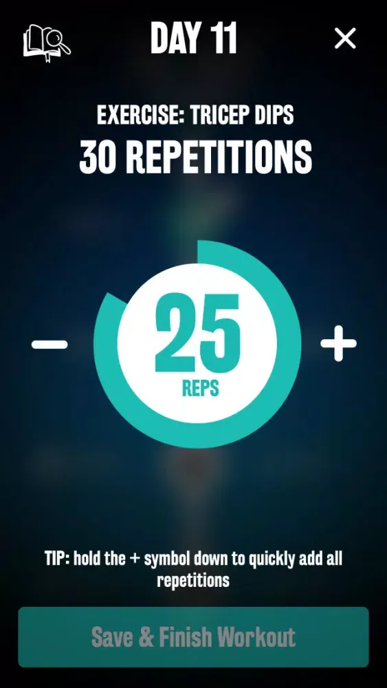 Women's Tricep Dip 30 Day Challenge FREE应用截图