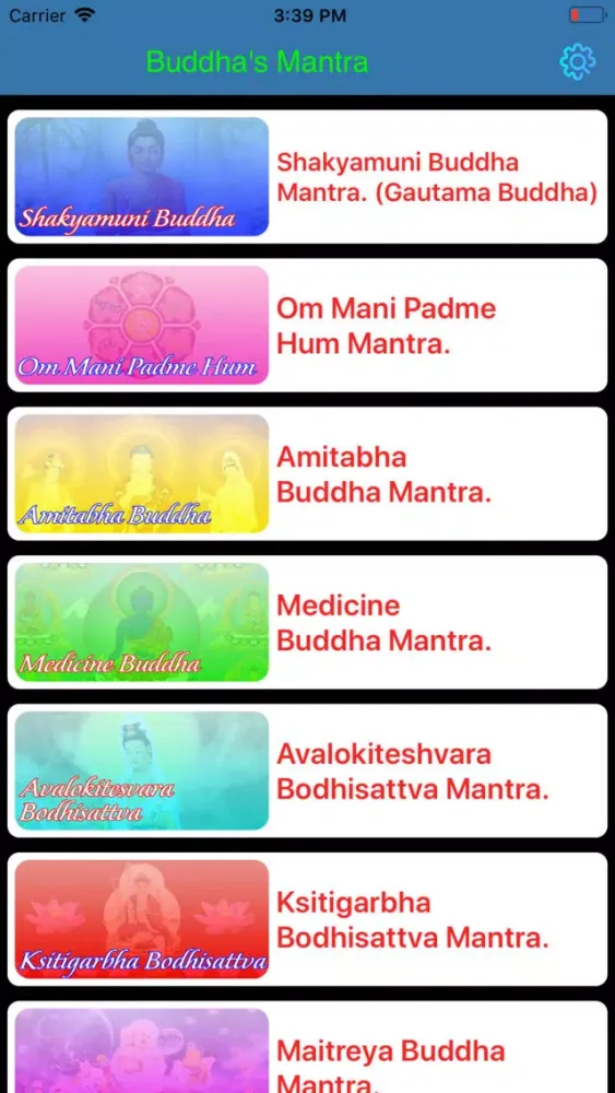 Captures d'écran de Buddha's Chants