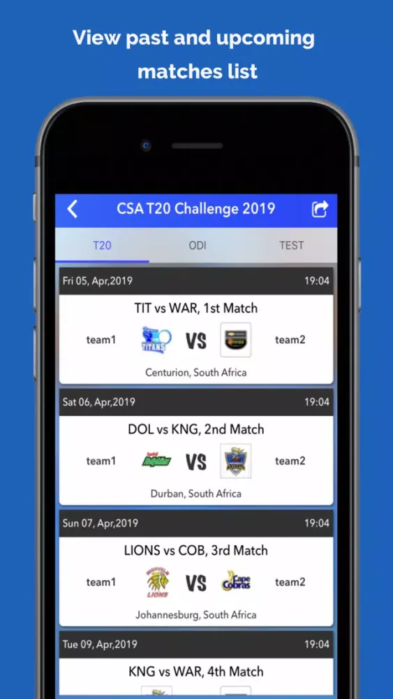 Score 11-Cricket Live Score سکرین شاٹس
