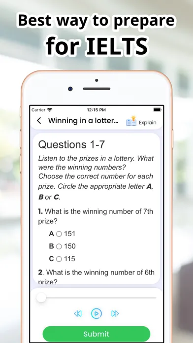 Screenshot di IELTS Prep Assistant