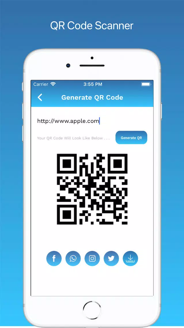 Capturas de tela do QR Scanner - fast scanner