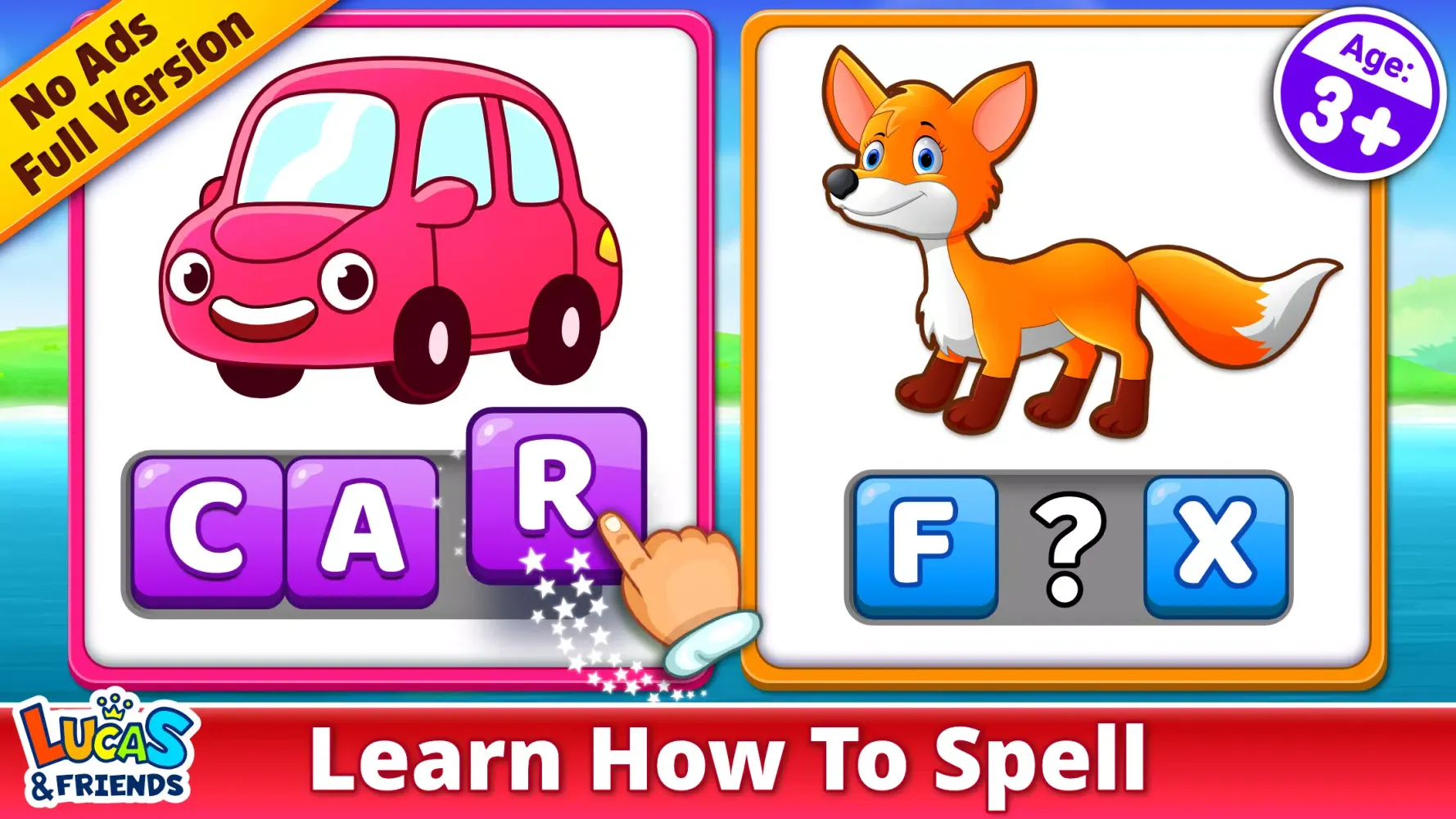 Spelling & Phonics: Kids Games应用截图