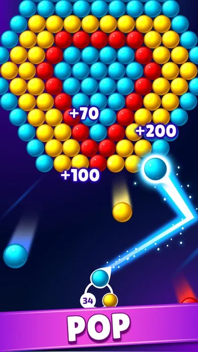 Ảnh chụp màn hình của Bubble Pop: Bubble Shooter Pop
