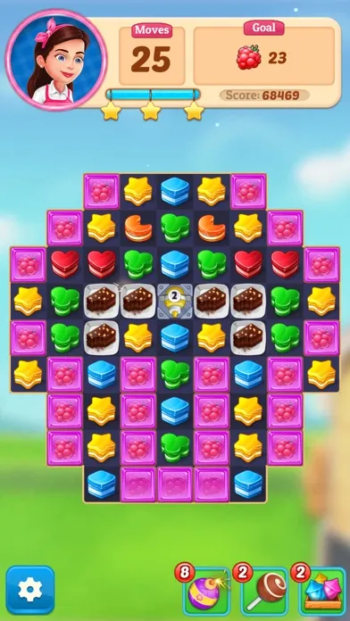 Ảnh chụp màn hình của Cake Blast - Match 3 Puzzle