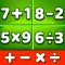 Math Games - Learn + - x ÷