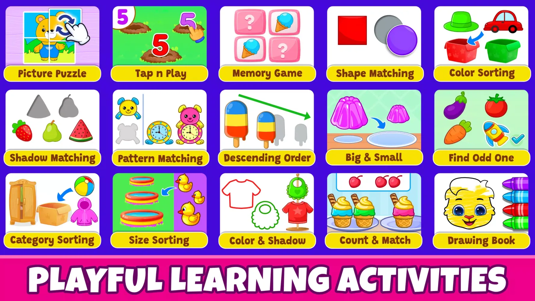 Kids Toddler & Preschool Games Screenshots