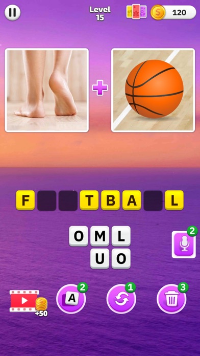 ภาพหน้าจอของ Word Pics - Word Games