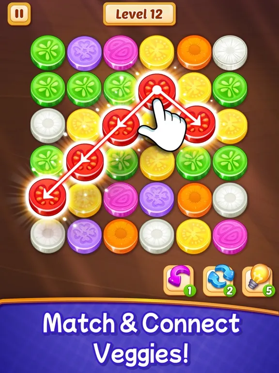 Veggies Cut: Logic Puzzle Game iPad  スクリーンショット