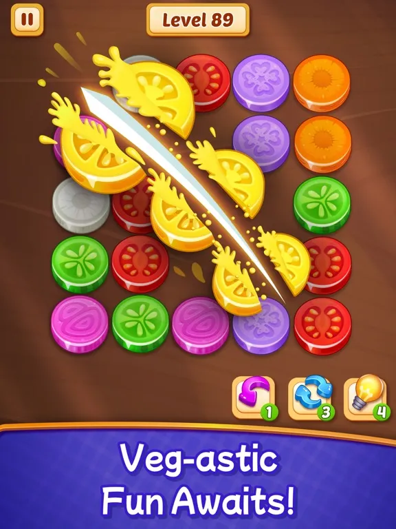 Veggies Cut: Logic Puzzle Game iPad  スクリーンショット
