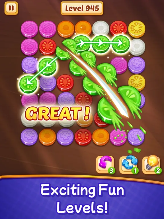 Veggies Cut: Logic Puzzle Game iPad  スクリーンショット