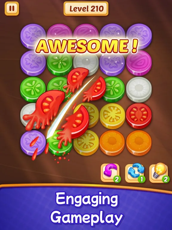 Veggies Cut: Logic Puzzle Game iPad  スクリーンショット