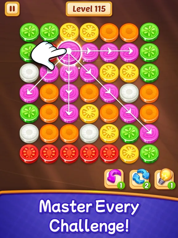 Veggies Cut: Logic Puzzle Game iPad  スクリーンショット