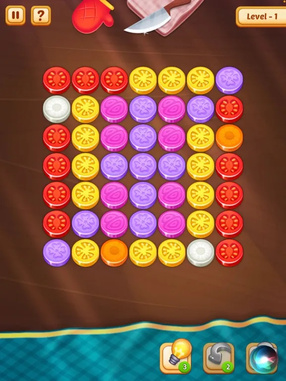 Veggies Cut: Logic Puzzle Game iPad  スクリーンショット