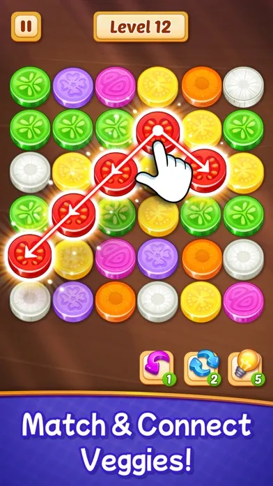 Veggies Cut: Logic Puzzle Game スクリーンショット