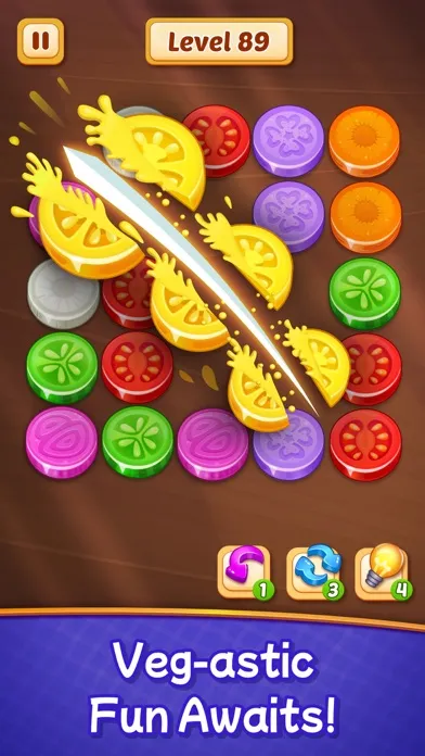 Veggies Cut: Logic Puzzle Game スクリーンショット