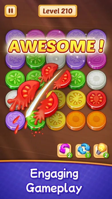 Veggies Cut: Logic Puzzle Game スクリーンショット