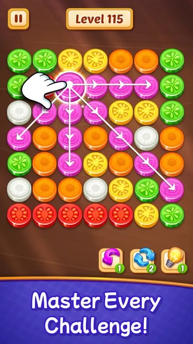 Veggies Cut: Logic Puzzle Game スクリーンショット