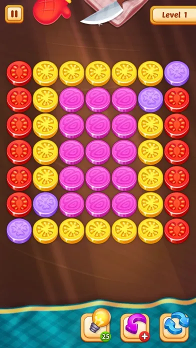 Veggies Cut: Logic Puzzle Game スクリーンショット