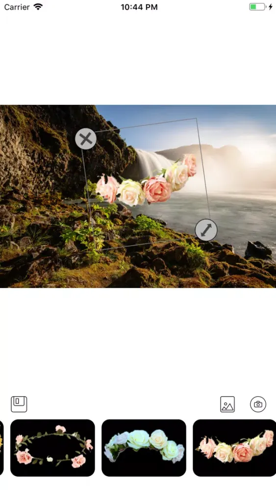 Capturas de tela do Flower Crown Headband