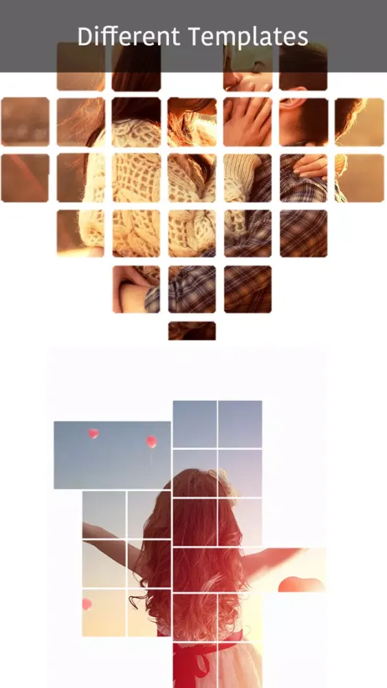 Grid Photo Frames سکرین شاٹس