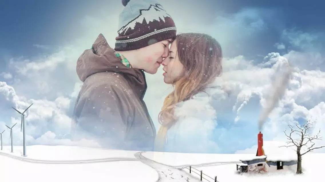 Ảnh chụp màn hình của Snow Photo Frame