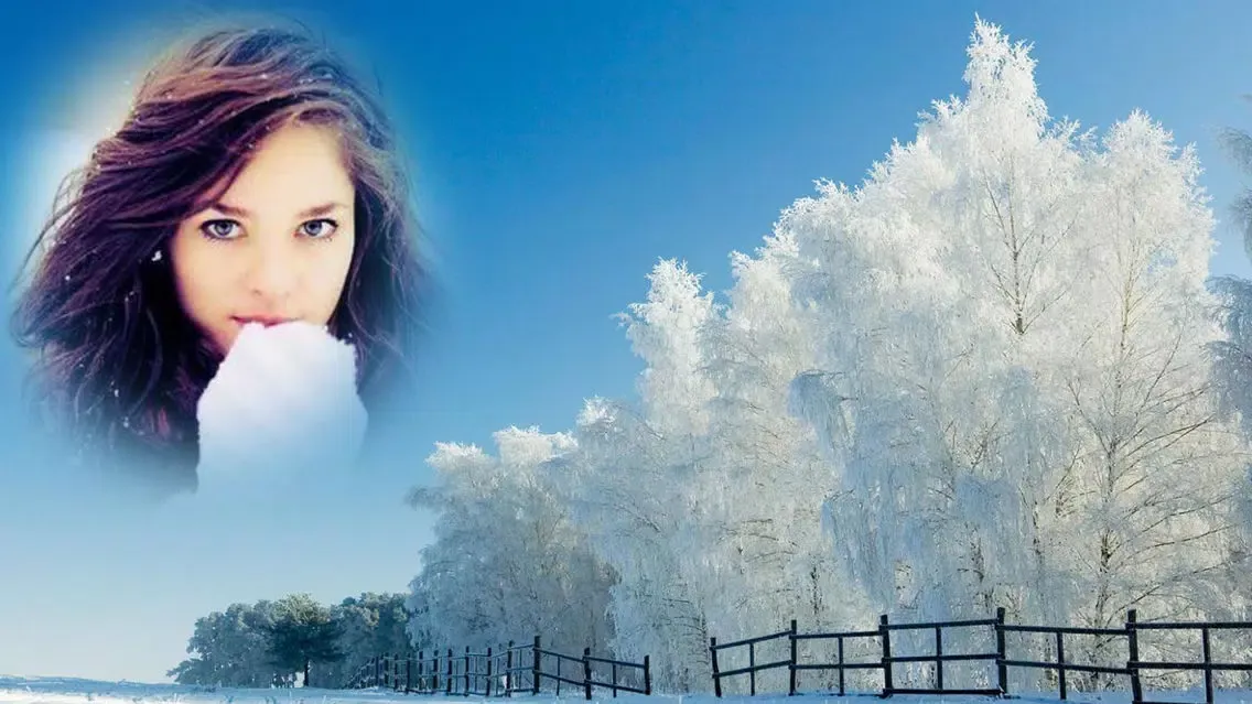 Ảnh chụp màn hình của Snow Photo Frame