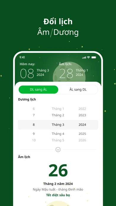 Captures d'écran de Lịch Âm 2024 - Lịch Vạn Niên