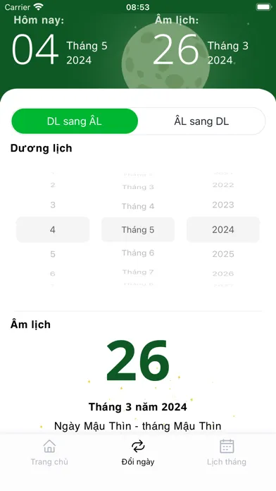 Captures d'écran de Lịch Âm 2024 - Lịch Vạn Niên