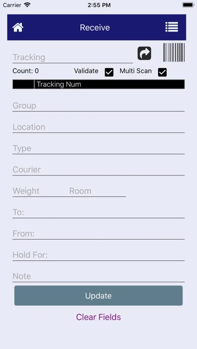 ภาพหน้าจอของ TrackIT Scan