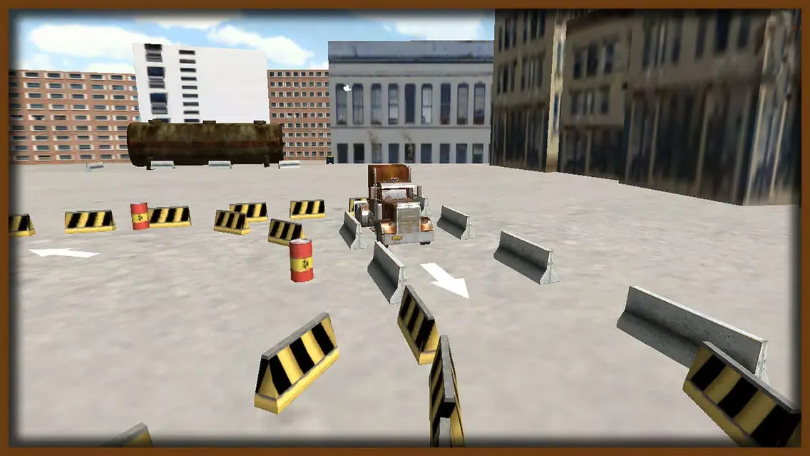 ภาพหน้าจอของ Heavy Truck Parking Simulator