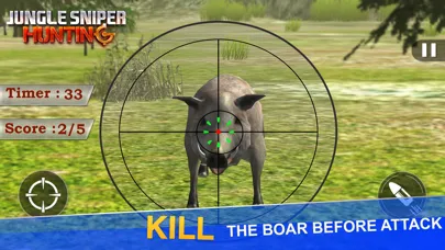 Zrzuty ekranu Jungle Sniper Hunting Game