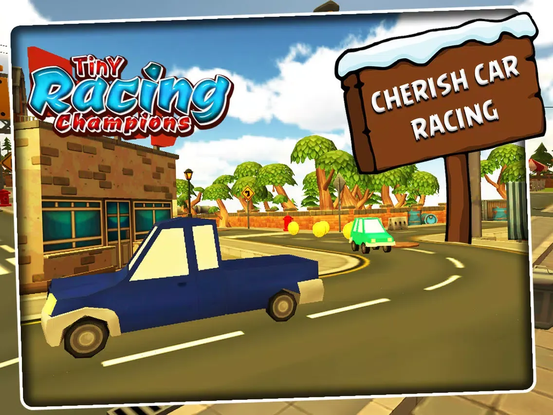 ภาพหน้าจอของ Tiny Car Racing City Champions iPad 