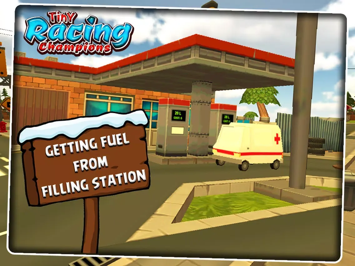 ภาพหน้าจอของ Tiny Car Racing City Champions iPad 