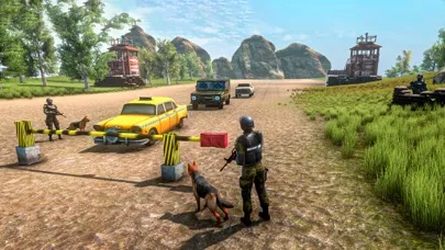 Tangkapan layar Border Watch Sniffer Dog Game