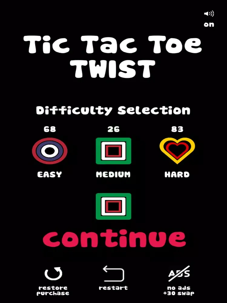 Tangkapan layar Tic Tac Toe Twist Game iPad 
