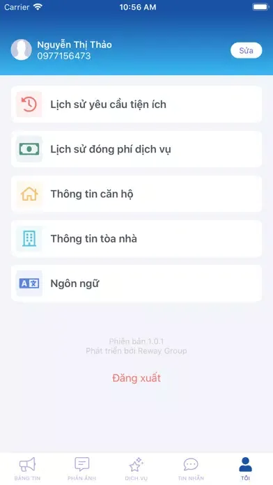 PCC1 - Quản lý chung cư سکرین شاٹس