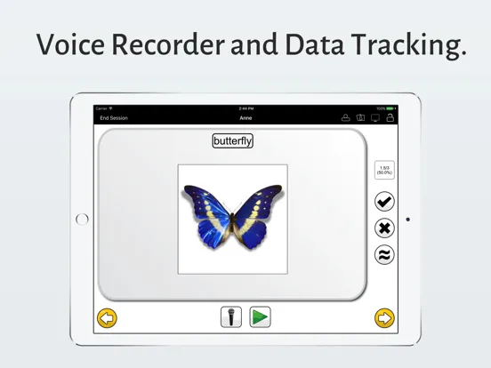 Zrzuty ekranu Speech Cards Lite iPad 