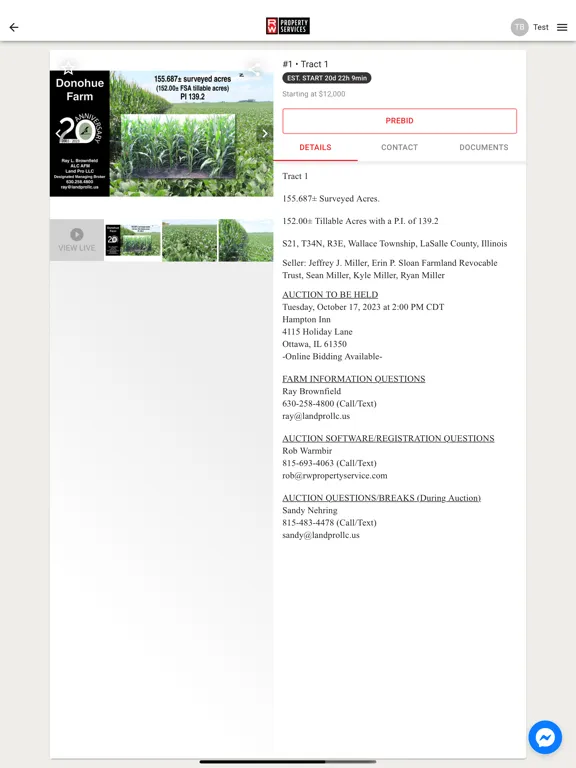 Скриншоты RW Property Services iPad 