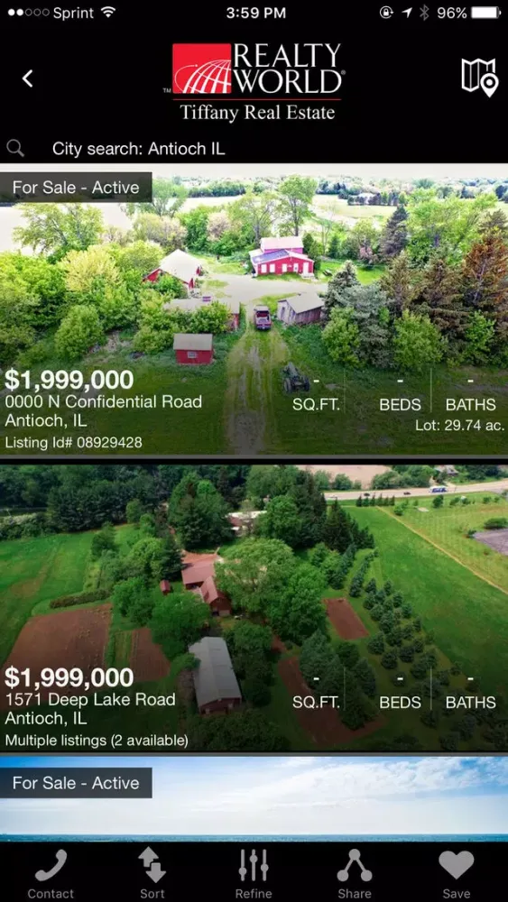 Capturas de tela do Realty World-Tiffany Homes