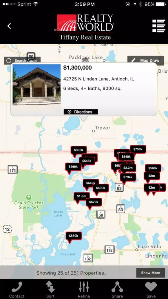 Capturas de tela do Realty World-Tiffany Homes
