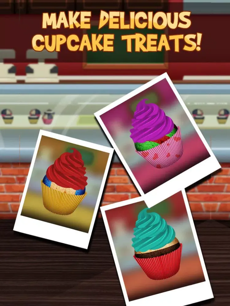 ภาพหน้าจอของ Awesome Sweet Cream Cupcake Dessert Maker iPad 