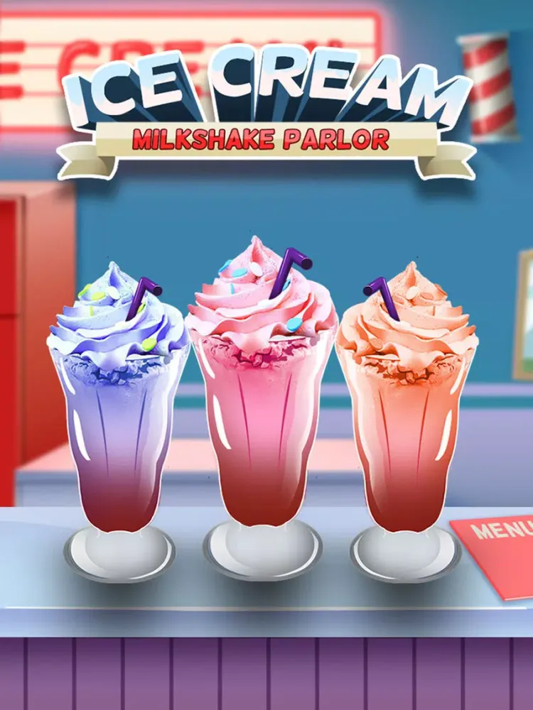 Awesome Ice Cream Milkshake Smoothie Parlor Maker iPad 应用截图